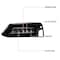 Spec-D Tuning Honda Accord Fog Lights With Gloss Black Bezzel And Clear Lens 18-Up LF-ACD184CLED-HZ - alternate 5